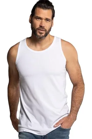 JP 1880 Herren große Größen Übergrößen Menswear L-8XL Tank Top, Basic, ärmellos, bis 10 XL 8XL 705145200-8XL