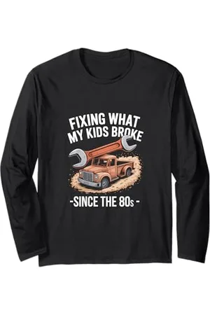 Generic Reparieren, was meine Kinder kaputt gemacht haben — seit den 80ern — Vatertag Langarmshirt