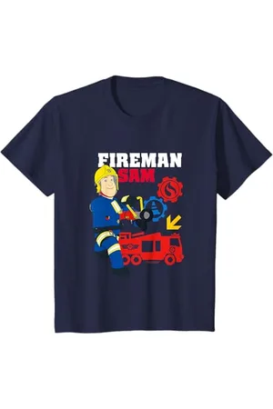 Fireman Sam Kinder Feuerwehrmann Sam - Löschfahrzeug T-Shirt