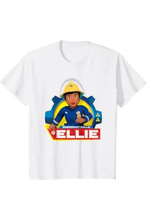 Fireman Sam Kinder Feuerwehrmann Sam T-Shirt, Offiziell, Ellie, mehrere Farben T-Shirt