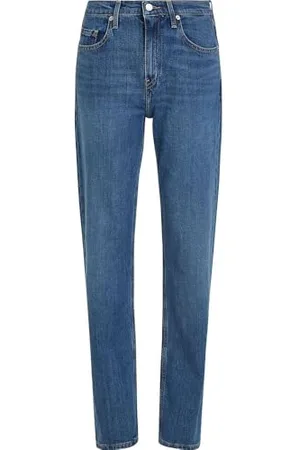 Tommy Hilfiger Damen Jeans Hose Classic Straight Fit, Blau (Nos Mid Blue), 30W/34L