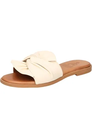 2Go Damen 8222-701 Schiebe-Sandalen, Ivory, 41 EU