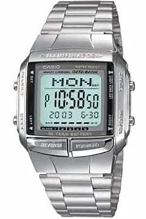 Casio Herren Digital Quarz Uhr mit Edelstahl Armband DB-360-1A
