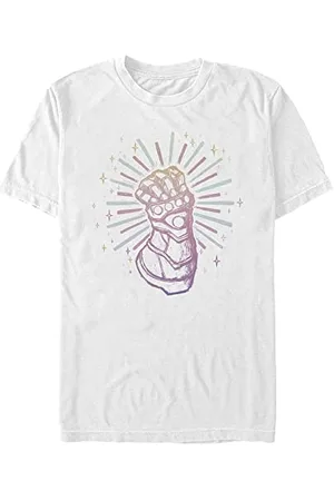 Marvel Unisex Avengers Classic 80s Gauntlet Organic Short Sleeve T-shirt, , L