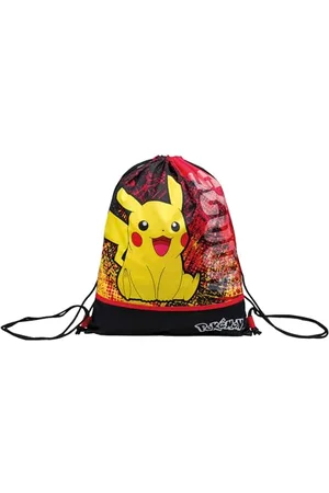 7 for all Mankind Rucksack - POKEMON - PIKACHU - Gelb Rot - Rucksack mit Kordelzug - Easy Bag Sport - Rucksack Sport - Rucksack Sport - Rucksack Sport Kinder, , Taglia unica, Rucksack Backpacks