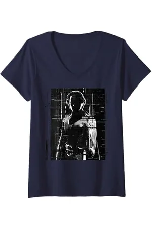 Marvel Damen Studios Thunderbolts The Sentry Darkness of the Void T-Shirt mit V-Ausschnitt