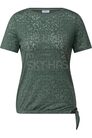 CECIL Burn Out Domestud FP T-Shirt M