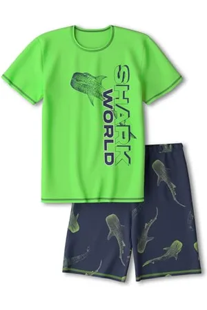 Calida Kids Kurz-Pyjama Kinder, aus 100% weicher Bio Baumwolle, natürliche Temperaturregulierung, pflegeleicht