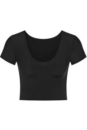 Sloggi Damen Zero Feel 2.0 Crop Top, Black, S
