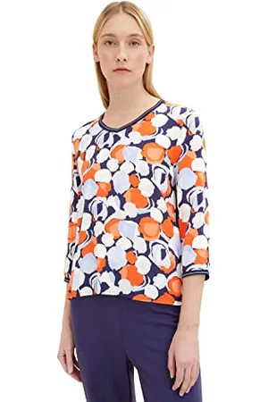 TOM TAILOR Damen Longsleeve mit Muster