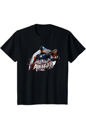 Marvel Kinder Avengers Age Of Ultron Captain America The First Avenger T-Shirt