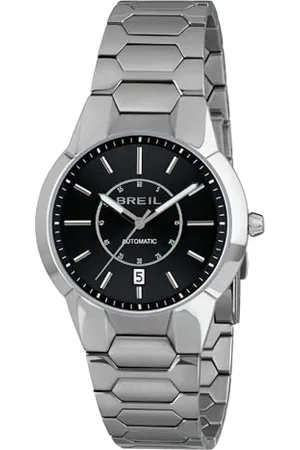 Breil Uhr Herren New ONE Ziffernblatt BI-Farbe SCHWARZ Bewegung NUR Zeit AUTOMATIK e Bracelet Stahl TW2030