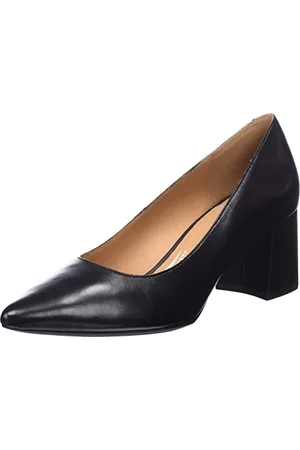 Geox Damen D BIGLIANA Pump, Black, 38 EU