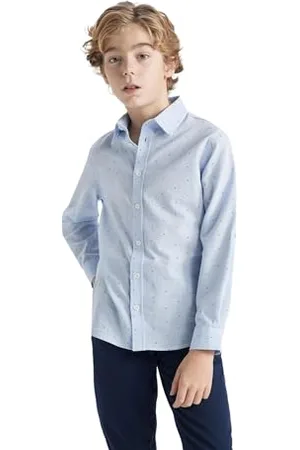 DeFacto Kleinkind Baby Jungen Kariertes Flanellhemd Langarm Button-Down Hemden