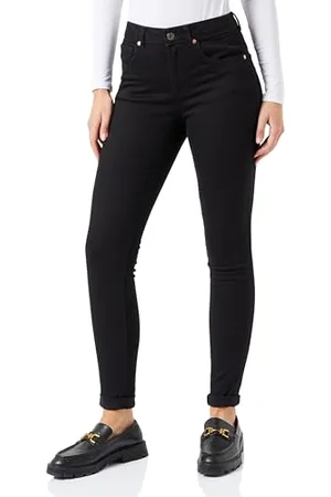 Benetton Hose, Schwarz Denim 800