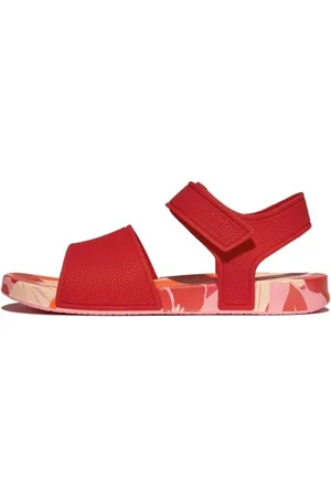 FitFlop Unisex Kinder Iqushion Kids Junior Flowerz Erg B/S Sandale