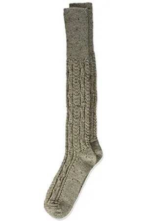 LUSANA Jungen kniekousen voor kinderen loden tweed Kniestr mpfe, , 23-26