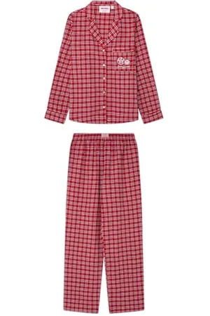 Women secret Damen Pijama Largo Checks Pyjamas, , XS