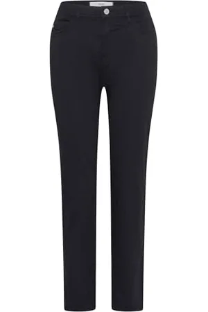 Brax Damen Style Mary S elegant-Sportive Five-Pocket-Hose Freizeithose, Black, 29W x 30L