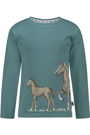 Salt & Pepper BY KIDS PARK Girls Longsleeve EMB Horses