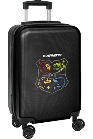 Safta Harry Potter House of Champions Kabinenwagen 50,8 cm (20 Zoll), Trolley mit Rädern, Sicherheitsschloss, Leichter Koffer, 34,5 x 20 x 55 cm, Grau Melange/Schwarz, Grau/Schwarz (Melange/)
