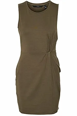 VERO MODA Damen Vmkiana Sl Short Dress JRS Ga Kleid, , L