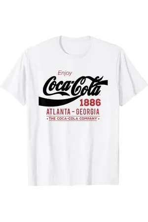 Coca-Cola Klassisches Logo von , schwarz T-Shirt