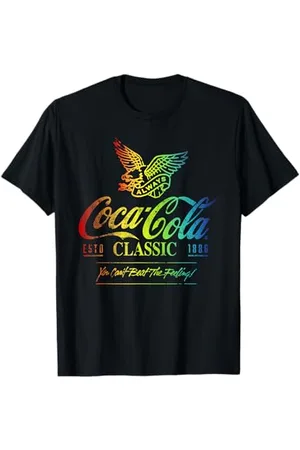 Coca-Cola Always Coca Cola Classic Pride im Regenbogen-Retrodruck T-Shirt