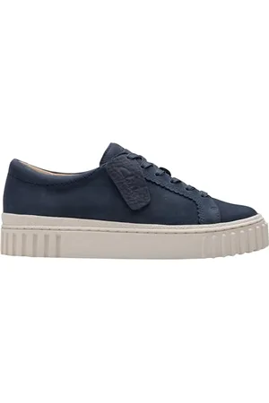 Clarks Damen Mayhill WalkSneaker – Bequemer Freizeitschuh Mit Griffsohle & Leder-Obermaterial