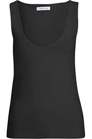 Tamaris Damen Einfaches Tank ANKUM Schwarz M