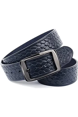 Anthoni Crown Unisex Ledergürtel BLU3JB980 Gürtel, , 120