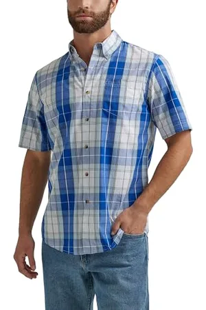 Wrangler Herren Short Sleeve Classic Plaid Shirt Hemd, , XL