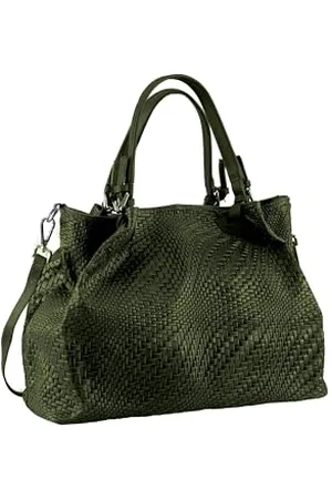 Alessandro Schultertasche Wave aus italienischem Leder 42cm x 31cm x 20cm