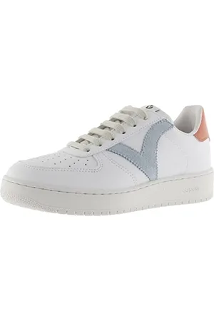 victoria Low-Top Unisex Madrid Leder-Effekt & Kontrast-Farbigeteile 1258201 für Erwachsene 37
