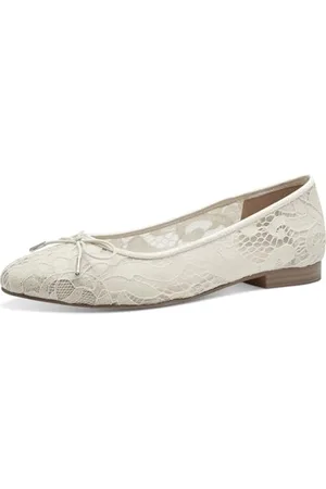 Tamaris Damen Ballerinas Textil Vegan; /beige; 38