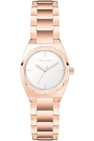 Tamaris Damen Analog Quarz Uhr mit Edelstahl Armband TT-0168-MQ