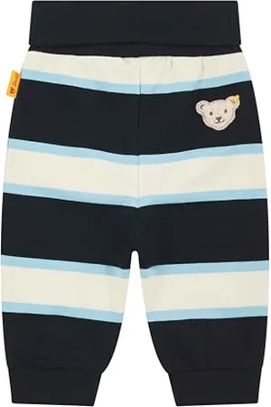 Steiff Hose EU Größe 92 Eggnog, Baby Jungen Hose, Babyhose für jeden Anlass, lockere Bequeme Passform, waschmaschinenfest