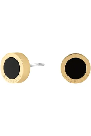 Tommy Hilfiger Jewelry Steckerohrringe für Damen in Gelbgold mit Schwarzem Onyx - 2780662