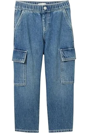 TOM TAILOR Jungen Kinder Loose Fit Cargo Jeans, , 128