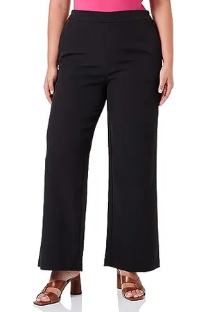 Pieces® Damen Pcbossy Hw Wide Plain Pant Noos Qx, , 50 Große Größen