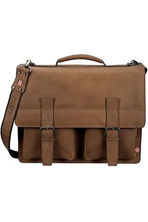 Alassio 47132 - Aktentasche EARL, aus echtem Leder, ca. 42 x 32 x 14,5 cm