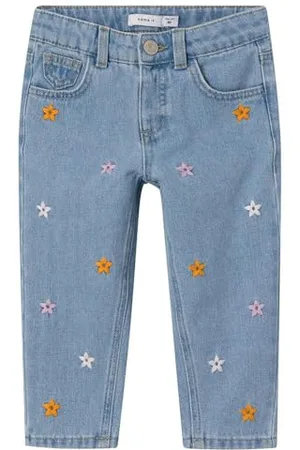 NAME IT Mädchen Nmfbella Mom Jeans 1250-te Noos, , 116