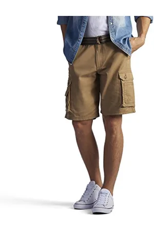 Lee Herren Tuinbroek met riem, Wyoming-cargo-short-tuinbroek Wyoming-tuinbroek tuinbroek, W Cargos, , 34 EU