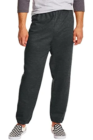 Hanes Herren Fleece Sweatpants, EcoSmart Athletic Lounge Pants for Men, 32" (1 Or 2 Pack) Trainingshose, , Mittel