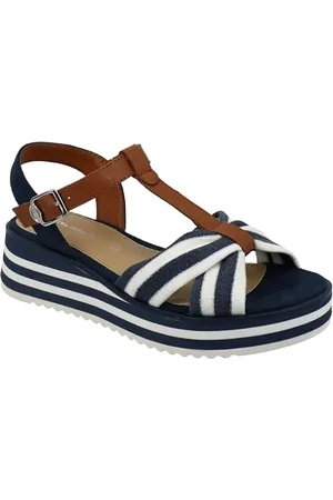 TOM TAILOR Damen 3298807 Keilsandale, , 38 EU