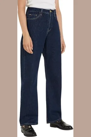 Tommy Hilfiger Damen Jeans Hose Straight Loose Fit, Blau (Cler), 32W/34L