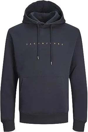 JACK & JONES Kapuzenpullover Herren, Dark Navy, 8XL