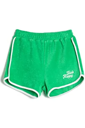 Koton Girls Shorts Towel Fabric Riband Detail Elastic Waistband