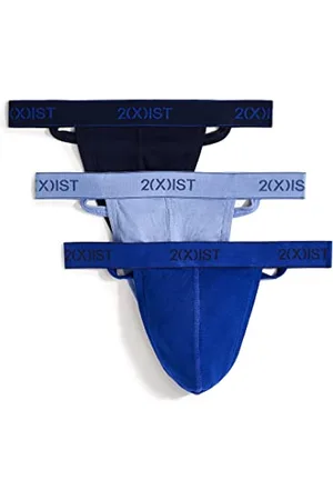 2Xist )IST Herren Essential Cotton Y-Rücken Tanga 3er-Pack