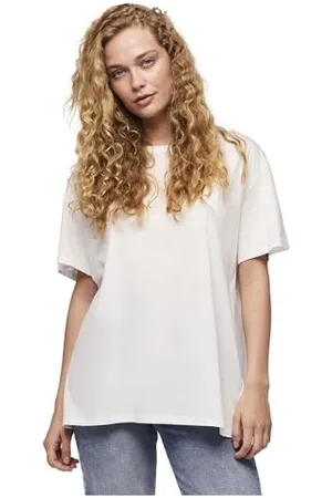 Pieces® Damen Pcsara Ss Oversized Tee Noos T-Shirt, 17146318, ,M